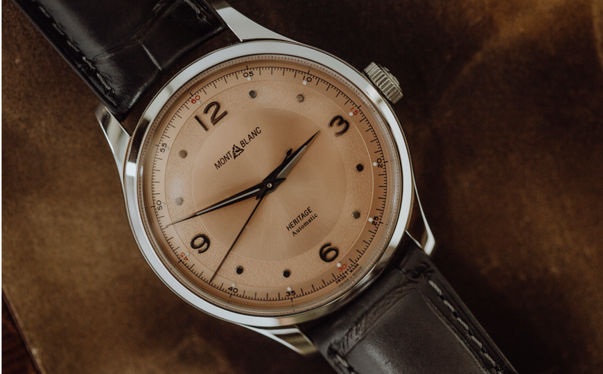 The Montblanc Heritage Automatic is the epitome of a casual yet eye-catching dress watch.