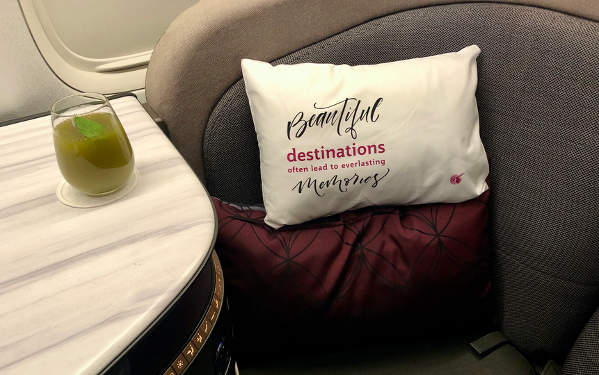 Qatar Airways' Qsuite excels in the little touches.