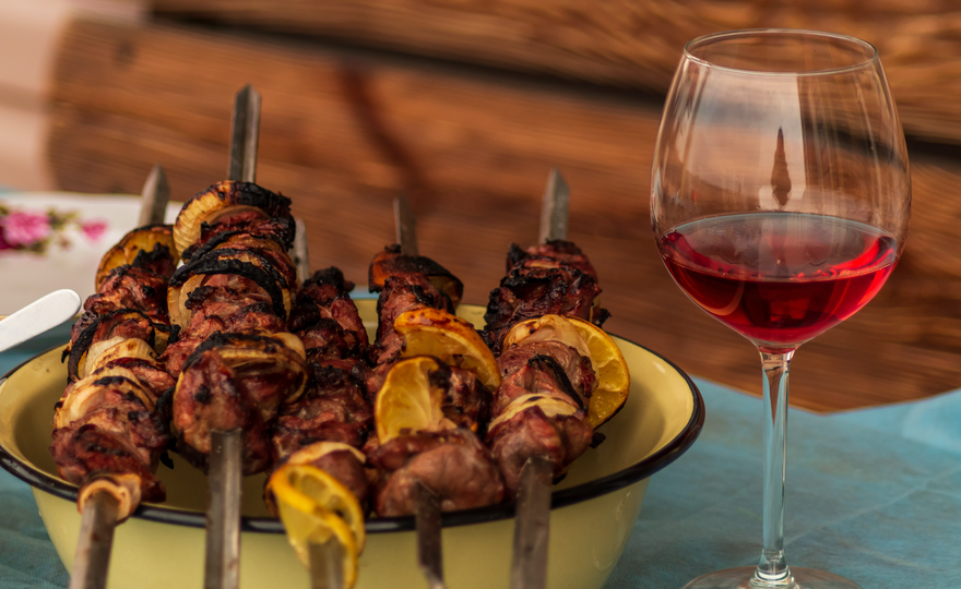 No backyard barbie is complete without a careful selection of wines to offer guests.