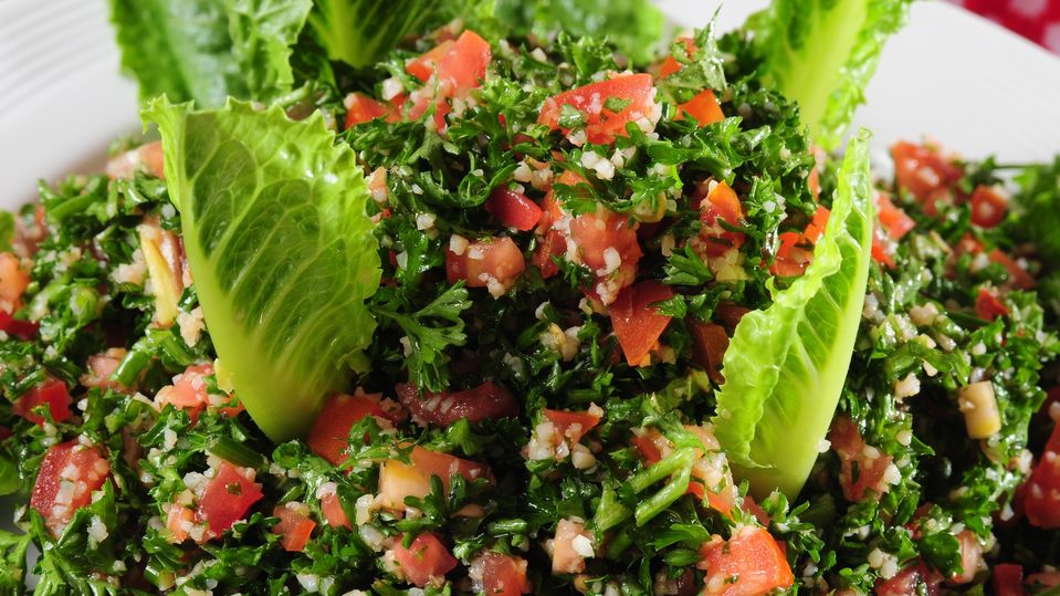 Tabbouleh bursts with flavour as well as Vitamin C and flavonoids.