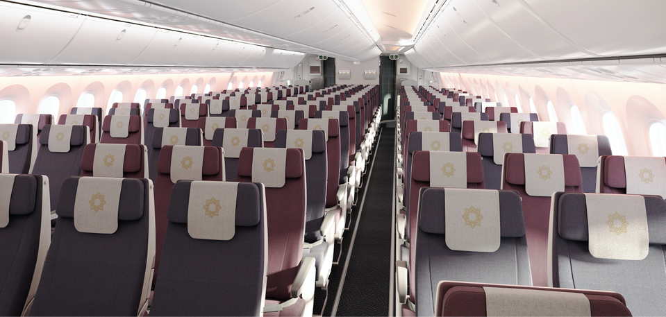 Vistara's Boeing 787-9 economy class.