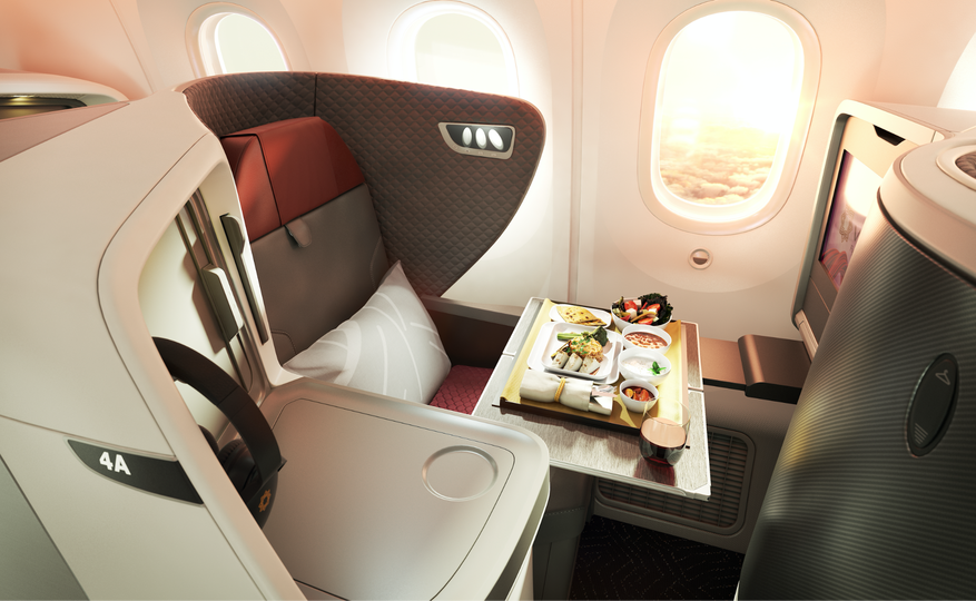 Vistara's Boeing 787-9 business class.