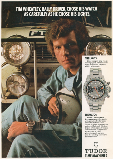 Tudor's advertising from the mid-70s championed quality with a dash of carefree cool.