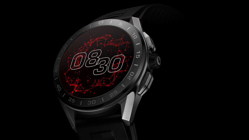 The new TAG Heuer Connected includes a custom sports app to appeal to health-conscious users.