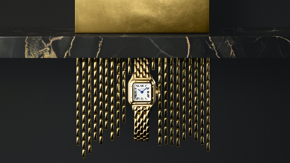 Rolled gold: the Panthère de Cartier.