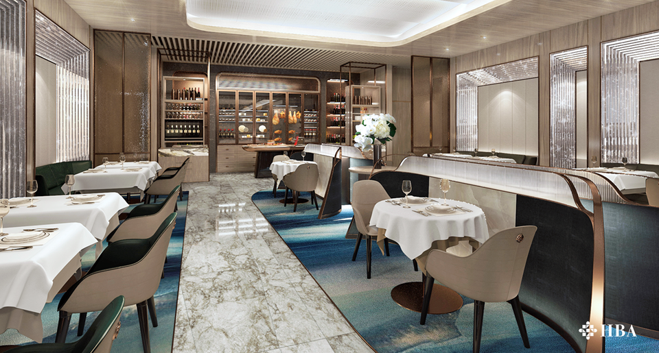 Design concept of Singapore Airlines' new Changi T3 The Private Room.
