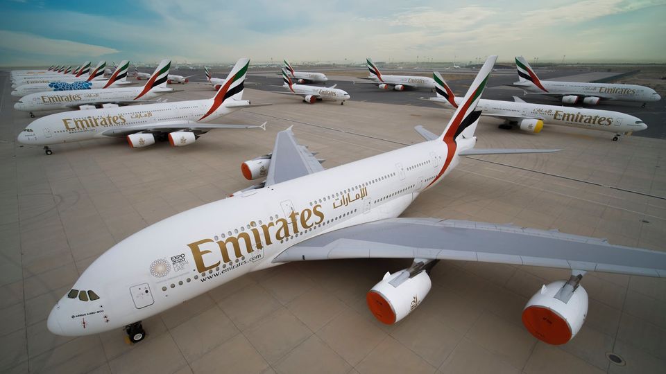 Emirates has grounded most of its fleet, including all of its Airbus A380s.