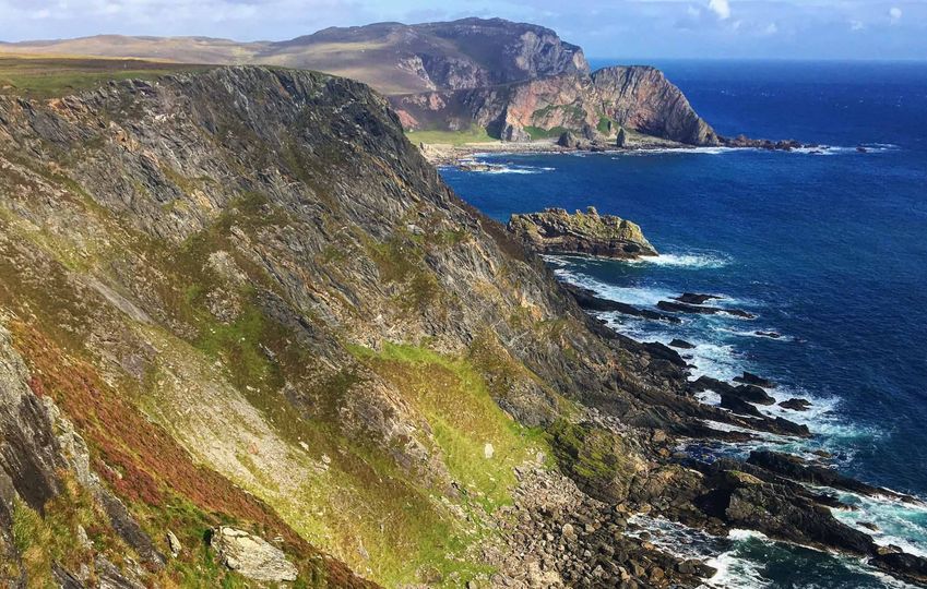 The cliffs of Islay, along the Oa Peninsula.