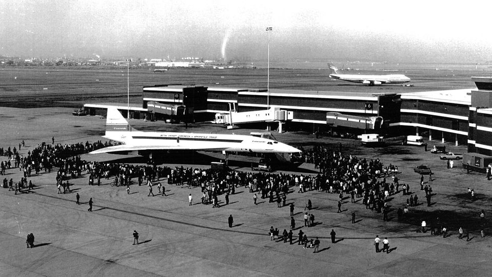 Concorde's first visit to Sydney Airport, 1972. Civil Aviation Historical Society & Airways Museum