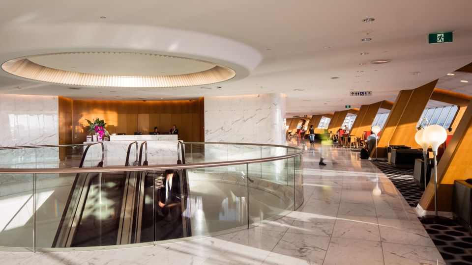 Use your Velocity Platinum membership to gain entry to the hallowed Qantas First lounges.