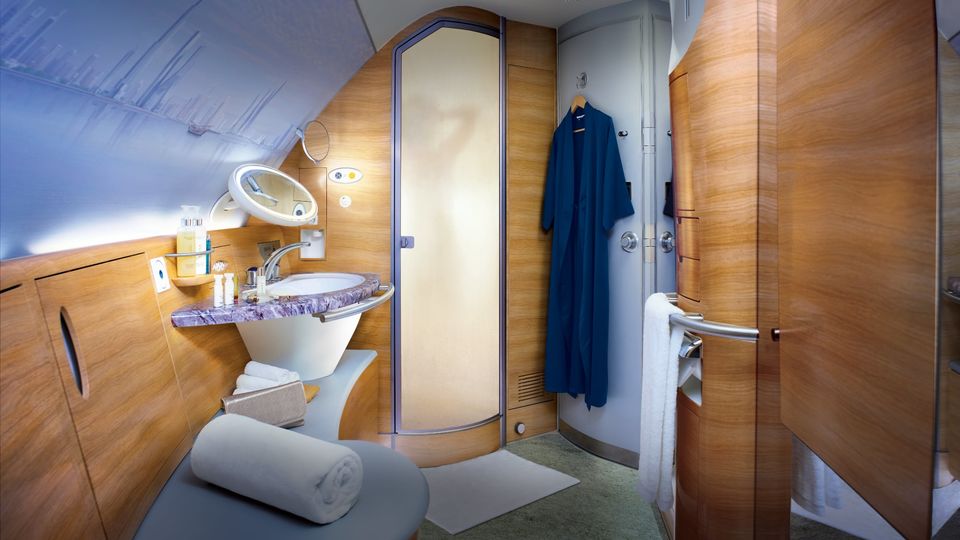 Emirates has turned off the tap in its indulgent first class showers.