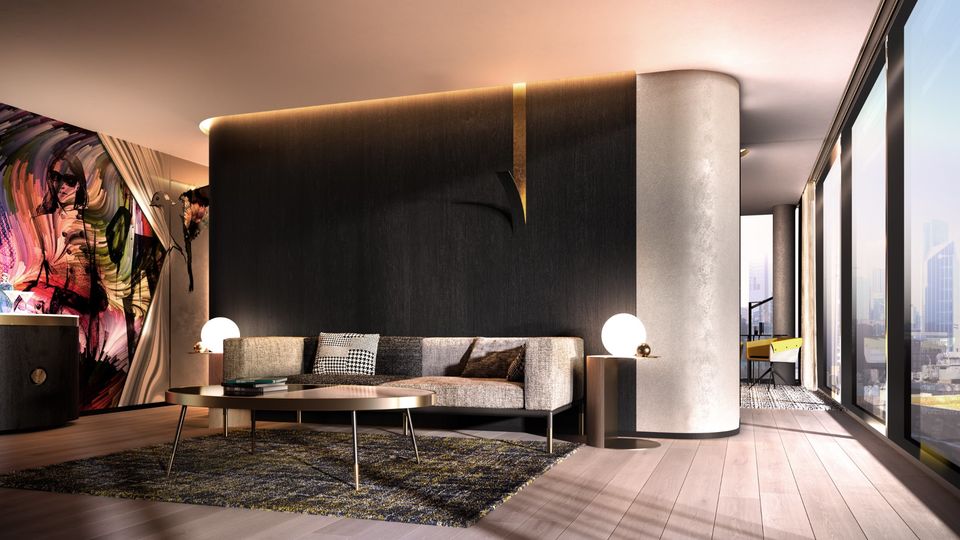 A mid-tier Marvellous room at W Melbourne.