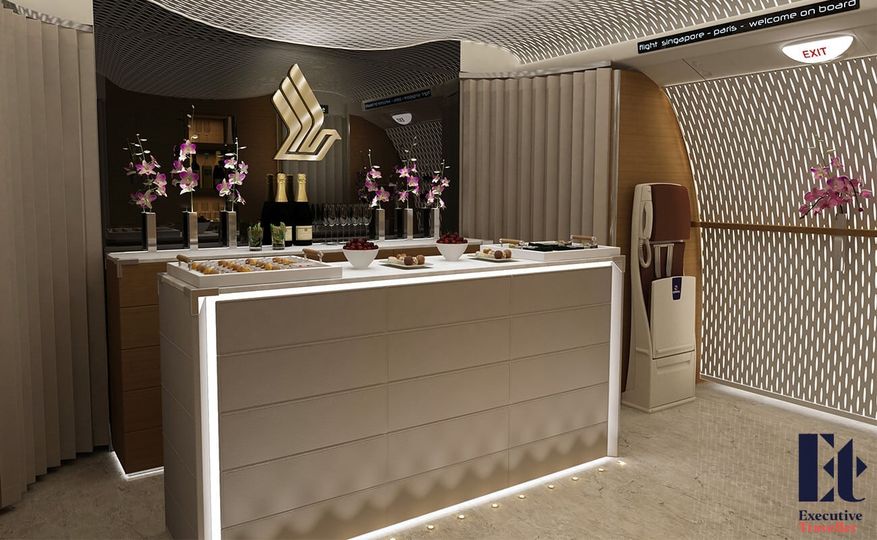 Concept images for Singapore Airlines' latest Airbus A380 first class.
