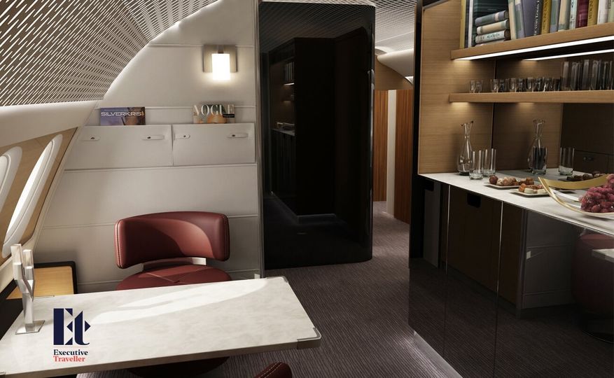 Concept images for Singapore Airlines' latest Airbus A380 first class.
