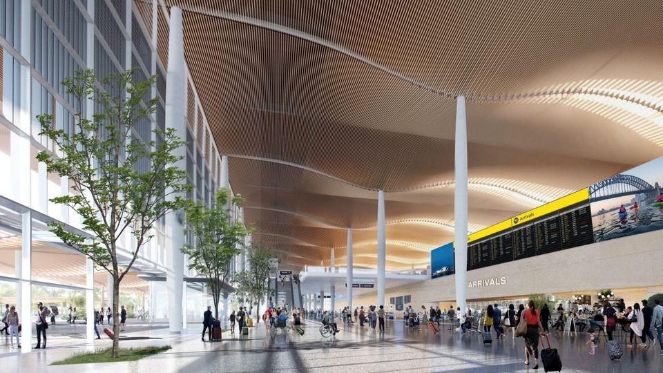 The airport will be designed by COX Architecture and Zaha Hadid Architects.