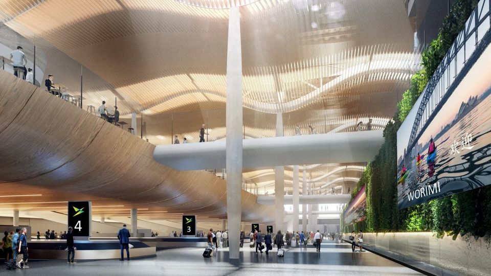 The airport will be designed by COX Architecture and Zaha Hadid Architects.