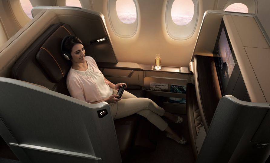 Singapore Airlines' current Boeing 777-300ER first class: will doors feature on the 777-9 update?