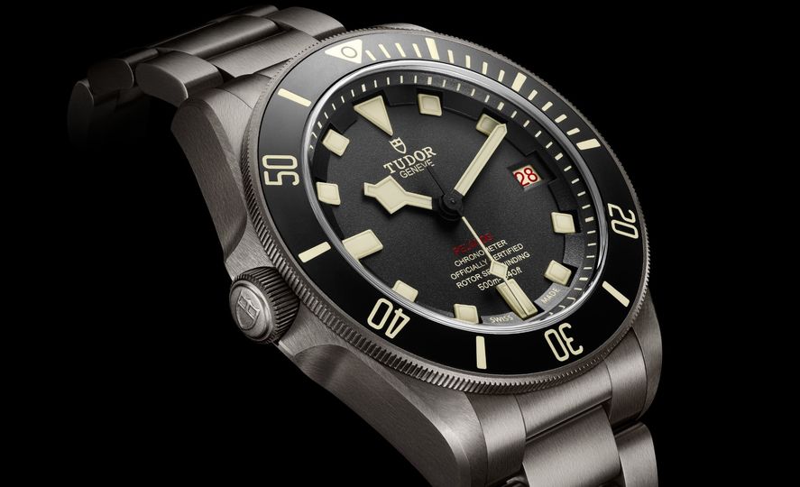 Light and hardwearing, titanium makes perfect sense on Tudor's professional diver, the Pelagos.