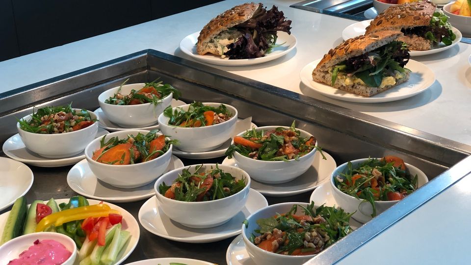 Part of the all-day dining selection at the snacking station.