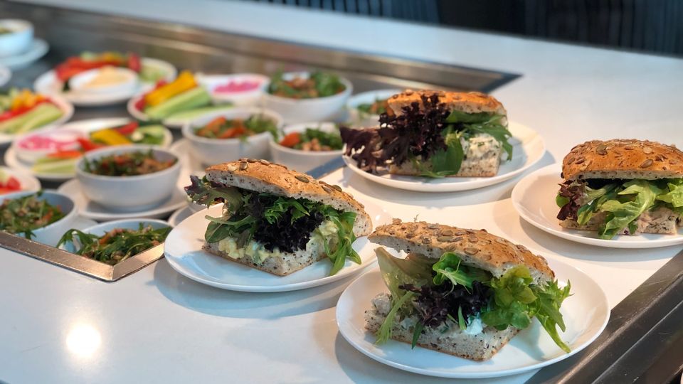 Part of the all-day dining selection at the snacking station.