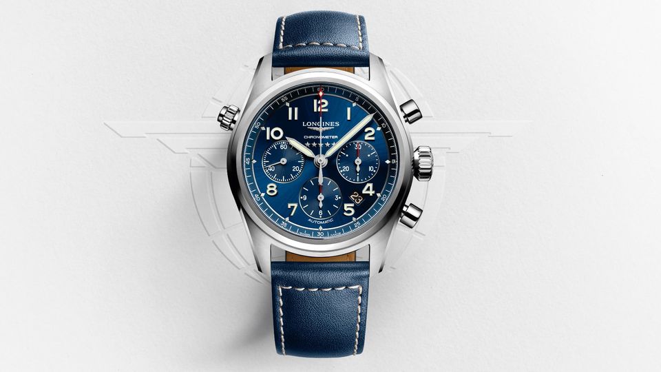 It's hard to go wrong with a blue watch, and Longines hasn't with the Spirit Chronograph.