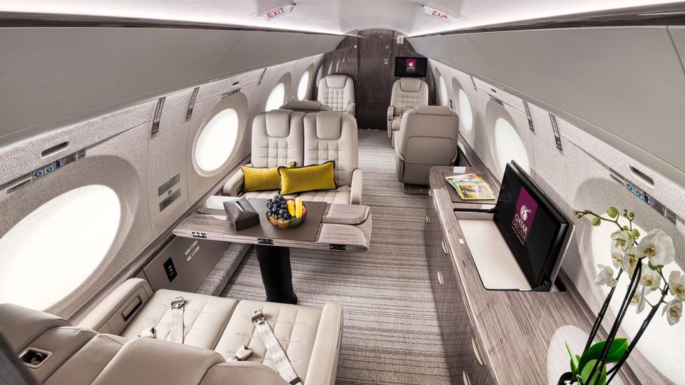 Qatar Executive's Gulfstream G500 and G650ER jets can carry 13 passengers in supreme comfort and style.