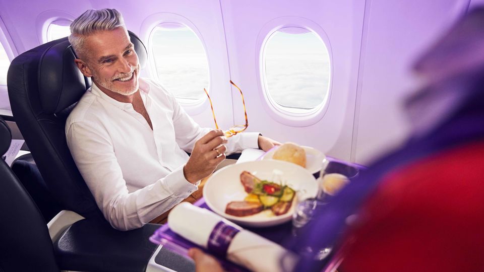 Business class will stay, but maybe not the fancy meals...