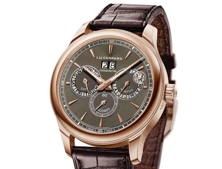 Chopard's L.U.C Perpetual Twin, like all of the brand's gold watches, is made using ethically sourced gold.