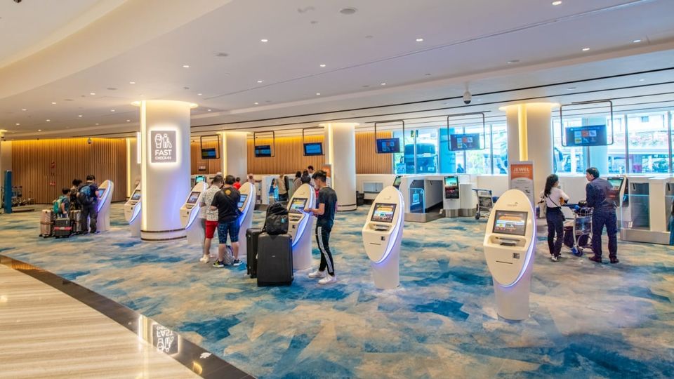 Singapore's Changi Airport is an early adopter of fast check-in services.