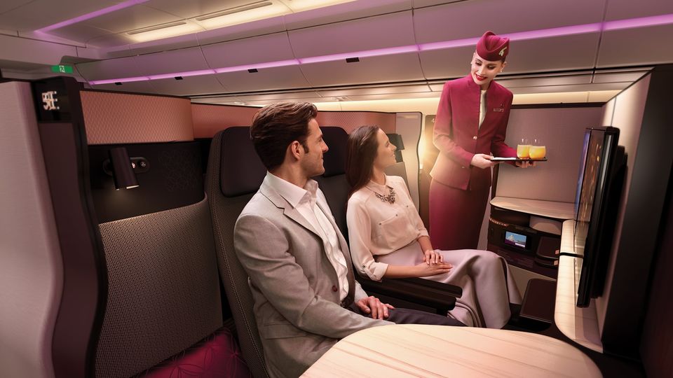 Qatar Airways' Qsuite certainly trumps BA's own Club World or even Club Suites business class.