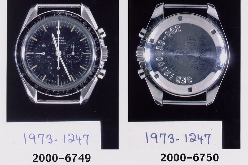 This is actually not Buzz Aldrin's Speedmaster: it's Neil Armstrong's, and it is safe in the Smithsonian.
