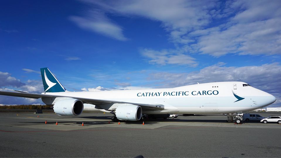 Cathay Pacific still flies the Boeing 747, but as a cargo carrier rather than a people-mover.