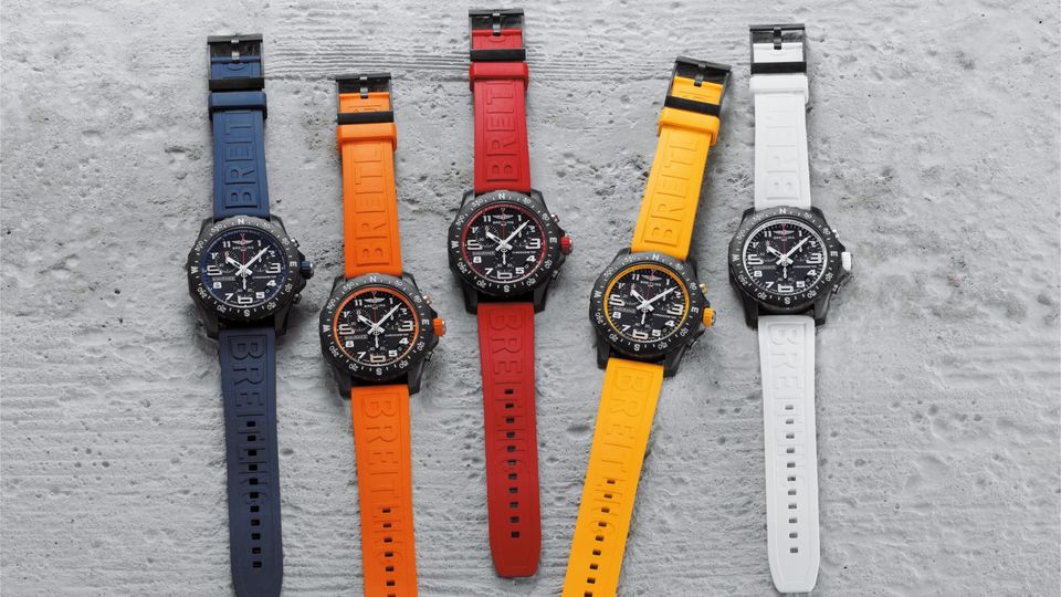 All the colours of the Breitling rainbow, on the latest Endurance Pro.