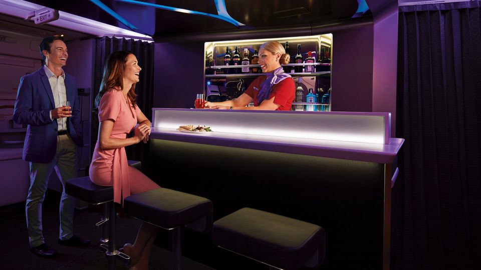 Don't expect this swish inflight bar to reappear on Virgin's Dreamliners.