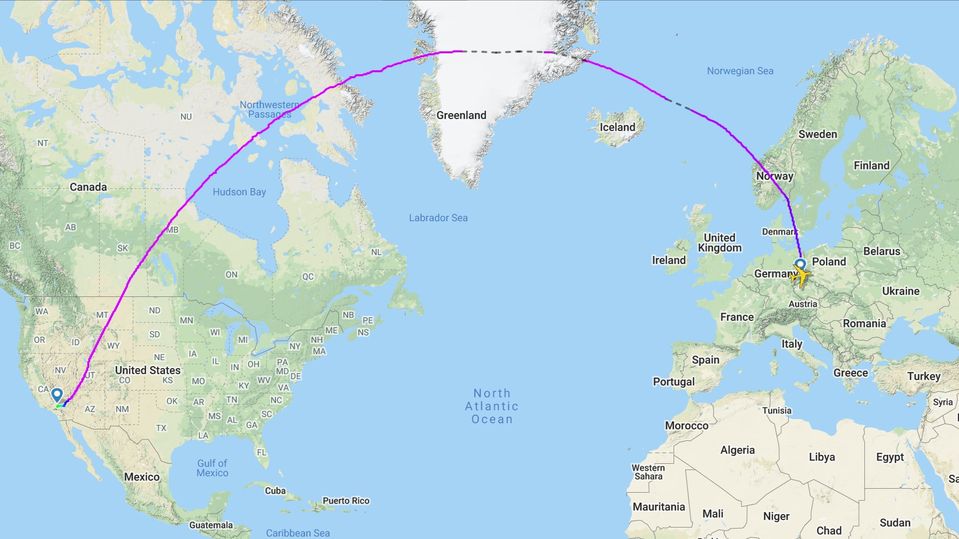 The last international flight of a Qantas A380, for several years to come...