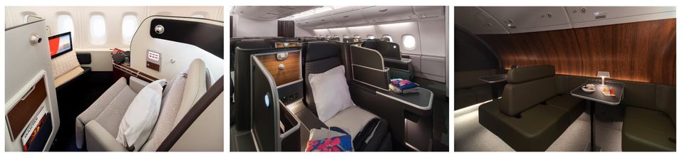 Six of Qantas' twelve superjumbos have been refurbished.