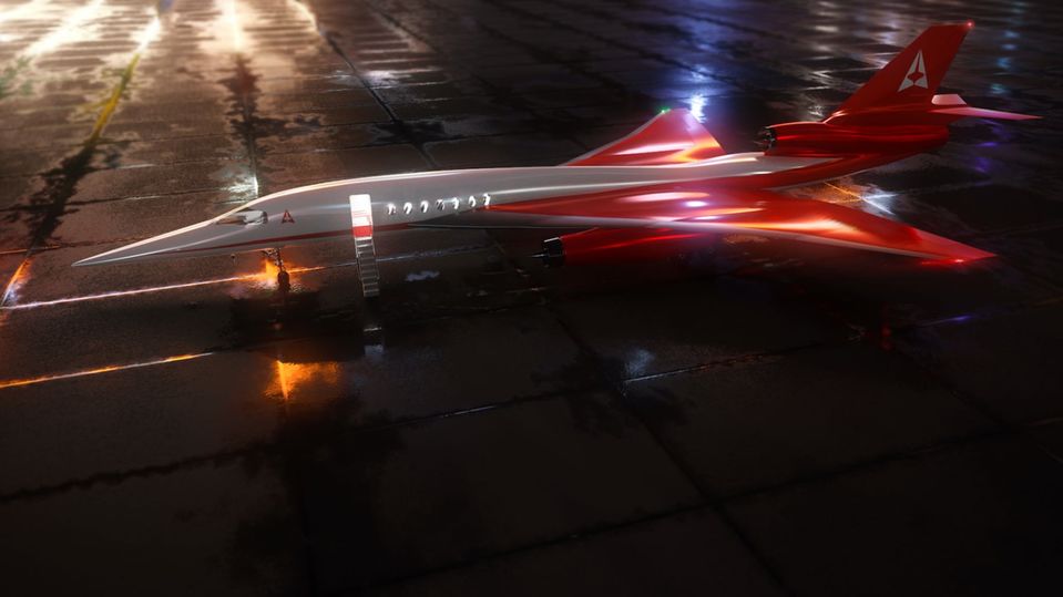 Aerion's AS2 supersonic business jet.