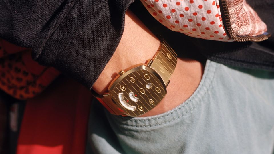 The Gucci Grip, a distinctive design which Gucci says is 'inspired' by skate culture.