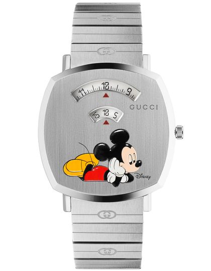 Smart use of space on the Gucci Grip allows for fun additions like Mickey to the face.
