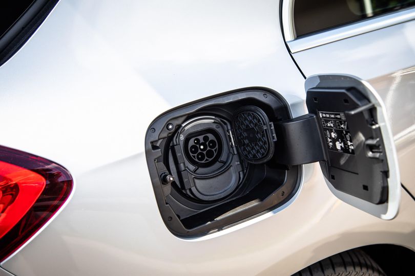 The 2021 Mercedes-Benz A250e plug-in hybrid.