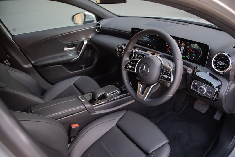 The 2021 Mercedes-Benz A250e plug-in hybrid.