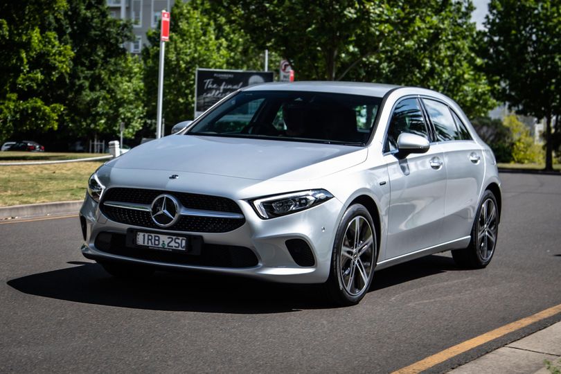 The 2021 Mercedes-Benz A250e plug-in hybrid.