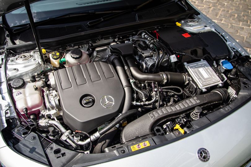 The 2021 Mercedes-Benz A250e plug-in hybrid.