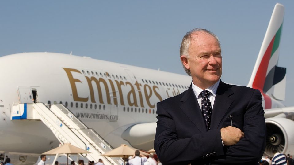 Emirates President Sir Tim Clark built the airline around the A380.
