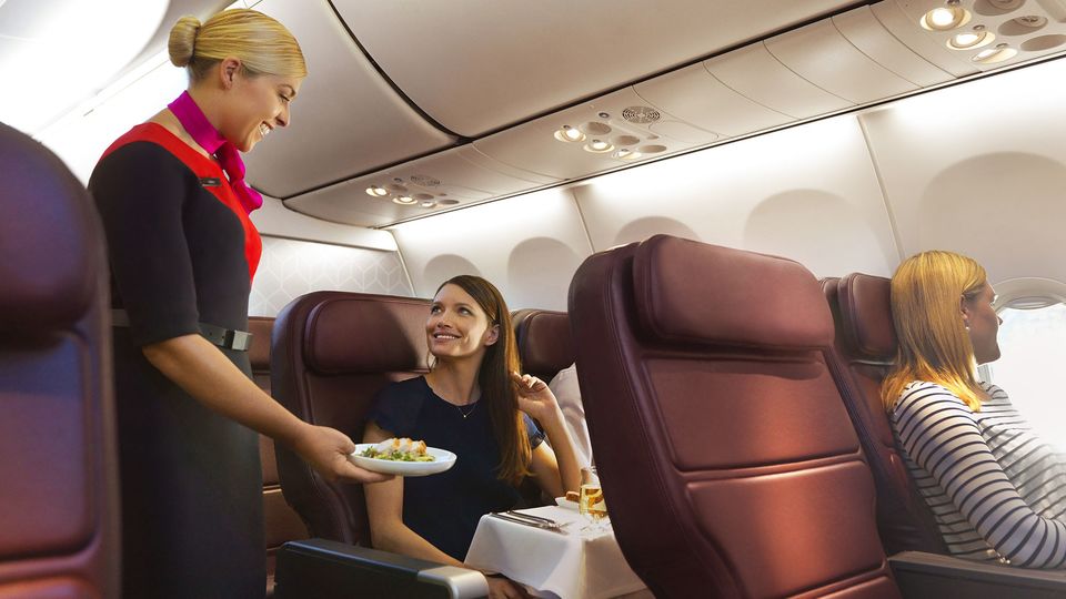 Whether you book business class or economy using Qantas Points, you'll earn status credits as a Points Club member.