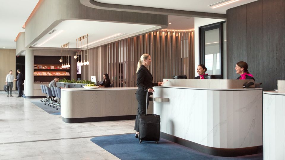 The dedicated service desks at Qantas lounges will be axed.