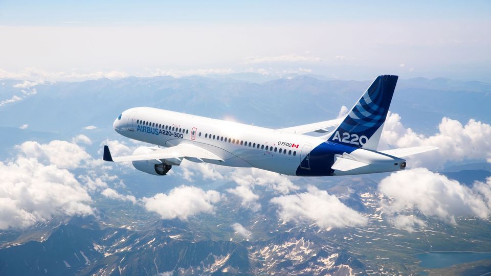 Airbus sees the A220 as hitting an efficient sweet spot for airlines.