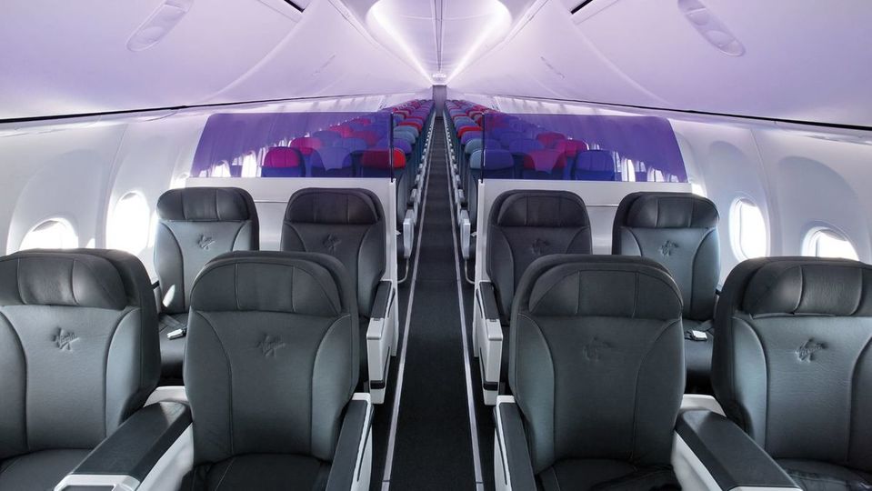 Virgin Australia's Boeing 737 business class experience remains up in the air.
