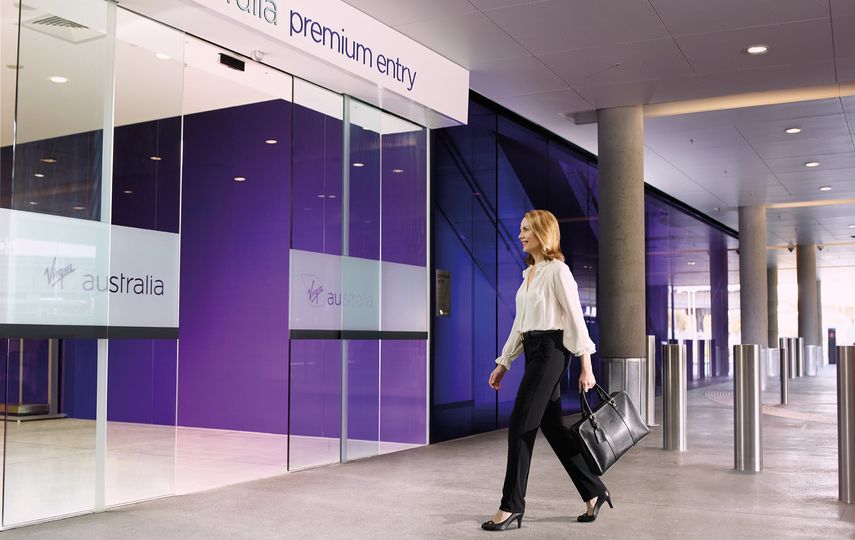 Virgin Australia's Premium Lounge Entry at Brisbane.