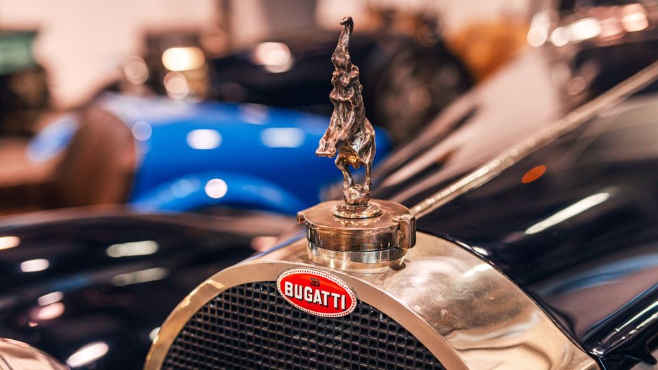 Ultra-rare Bugattis carry a dancing elephant on the hood as a nod to Ettore Bugatti’s late brother, Rembrandt.